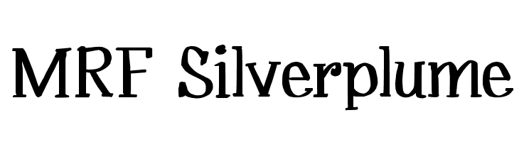 MRF Silverplume  नि: शुल्क फ़ॉन्ट्स डाउनलोड