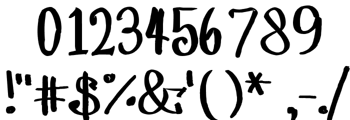 MRF Silverplume Font OTHER CHARS