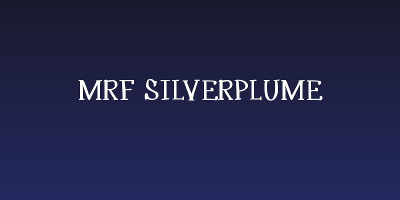 MRF Silverplume Social Header