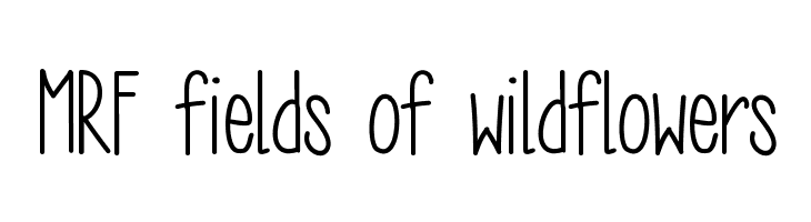 MRF fields of wildflowers  Fuentes Gratis Descargar