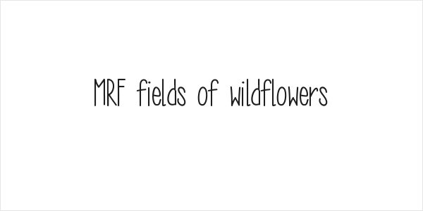 MRF fields of wildflowers Logo