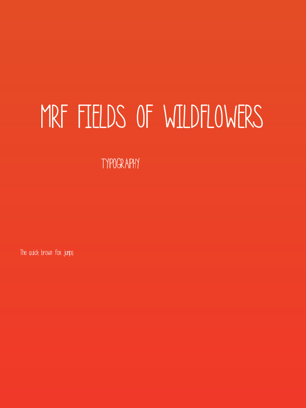 MRF fields of wildflowers Poster