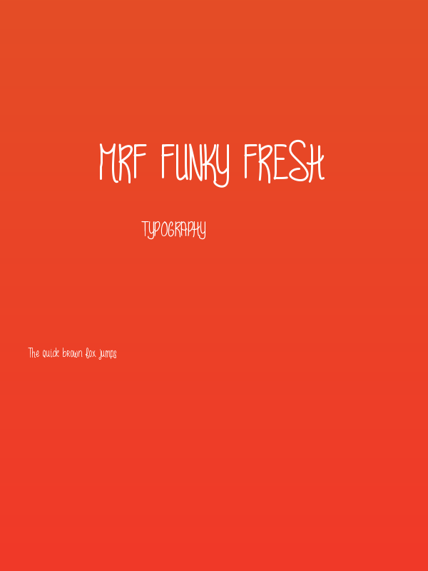 MRF funky fresh Poster