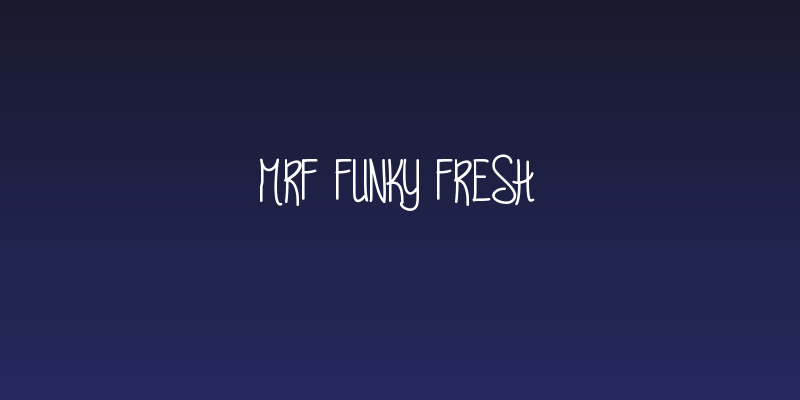 MRF funky fresh Social Header