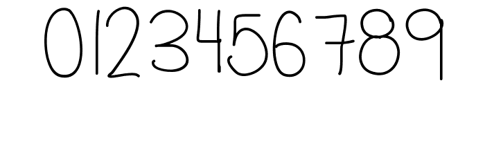 MRF quirky and authentic hand font demo Font OTHER CHARS