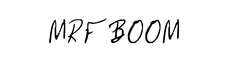 MRFBOOM  Descarca Fonturi Gratis