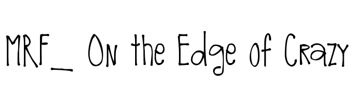 MRF_ On the Edge of Crazy  لخطوط تنزيل