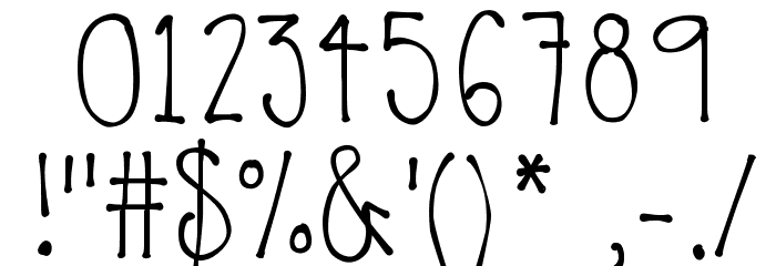 MRF_ On the Edge of Crazy Font OTHER CHARS