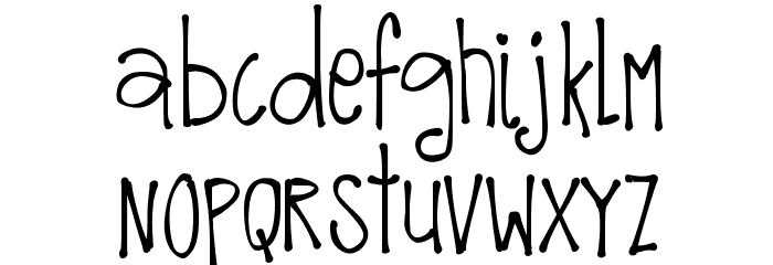 MRF_ On the Edge of Crazy Font LOWERCASE