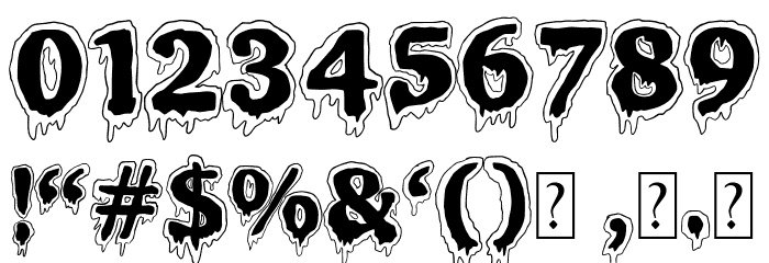 MR.MONSTAR Font OTHER CHARS