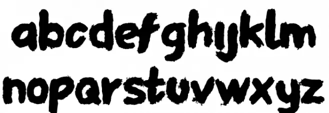 MR.TAXI regular Font Litere mici