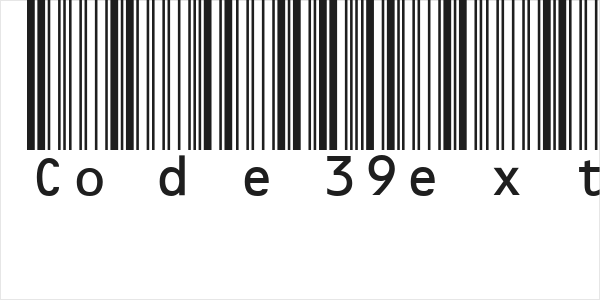 MRV Code39extMA Logo