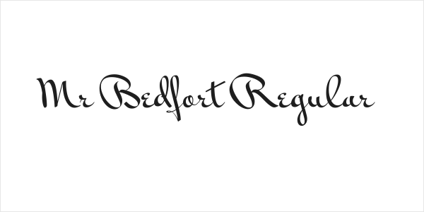 Mr Bedfort Regular Logo
