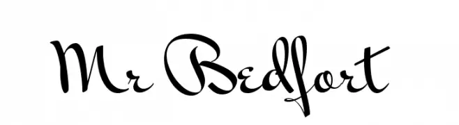 Mr Bedfort  Frei Schriftart Herunterladen