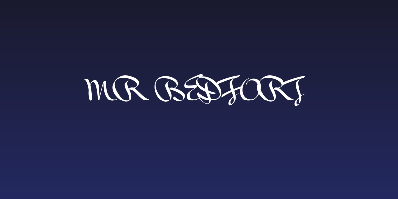 Mr Bedfort Social Header