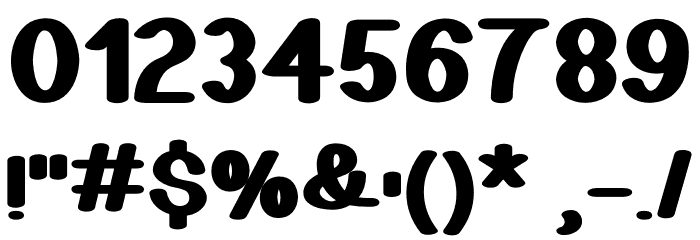 Mr Bold Font OTHER CHARS