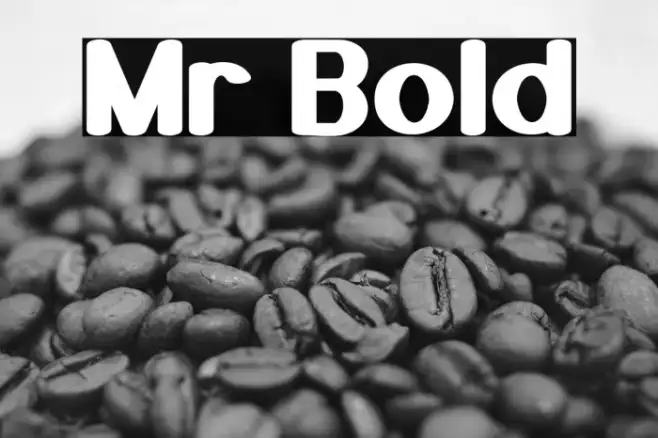 Mr Bold Example 1