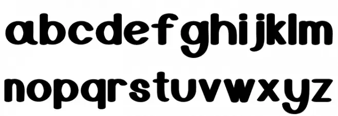 Mr Bold フォント 小文字