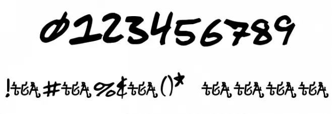 Mr. Calcium Font OTHER CHARS