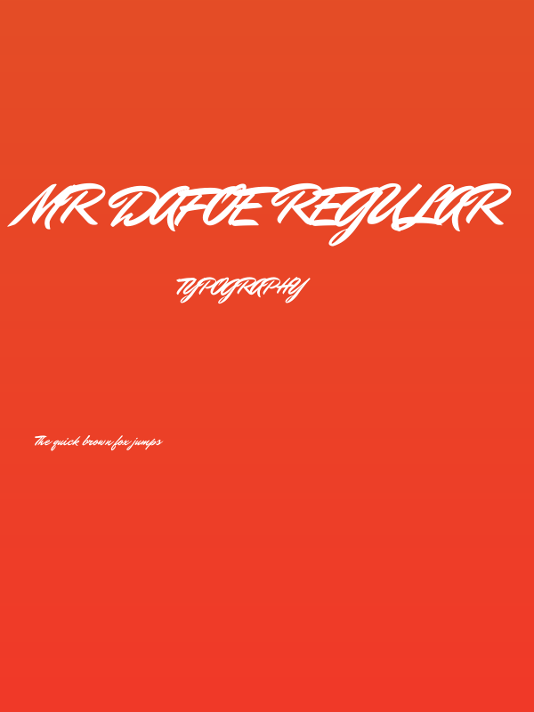 Mr Dafoe Regular Poster