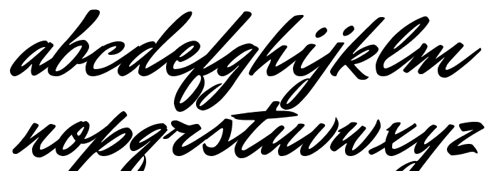 Mr Dafoe Regular Font LOWERCASE