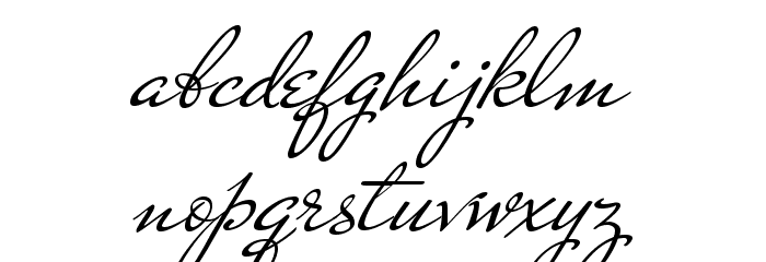 Mr De Haviland Regular Font LOWERCASE