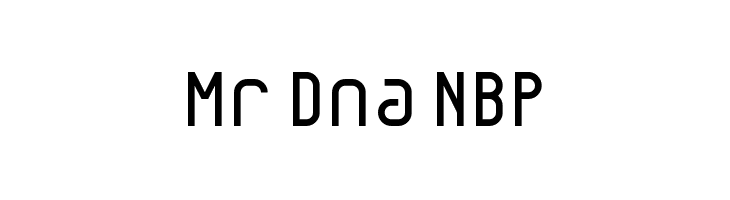 Mr Dna NBP  font caratteri gratis