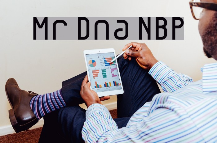 Mr Dna NBP Font examples