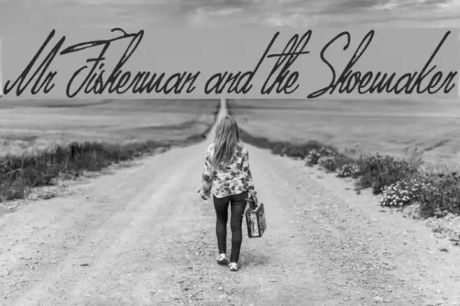 Mr Fisherman and the Shoemaker Font examples