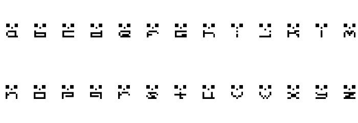 Mr. Font Regular Font LOWERCASE
