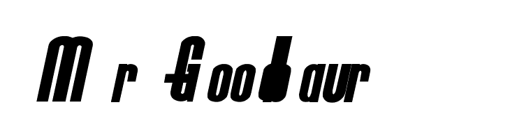 Mr-Goodbaur  font caratteri gratis