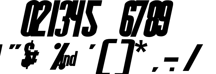 Mr-Goodbaur フォント その他の文字