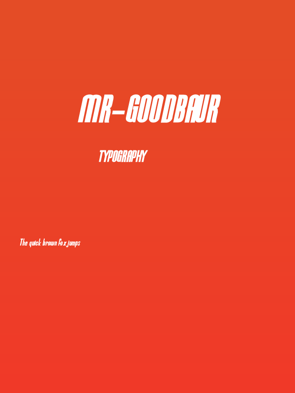 Mr-Goodbaur Poster