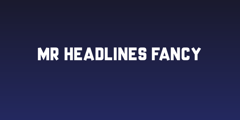 Mr Headlines Fancy Social Header
