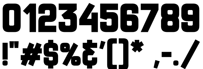 Mr Headlines Font OTHER CHARS