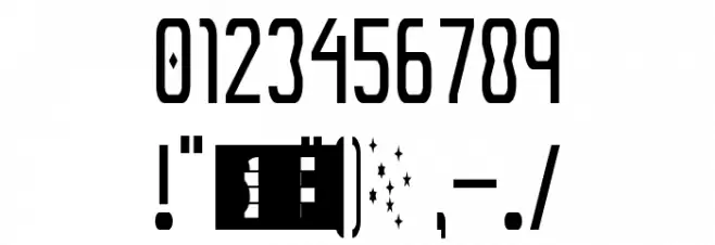 Mr Kamikaze NBP Font OTHER CHARS