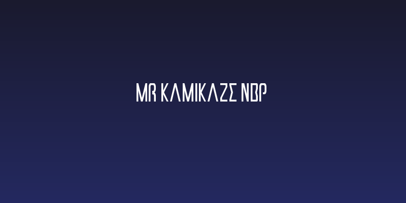 Mr Kamikaze NBP Social Header