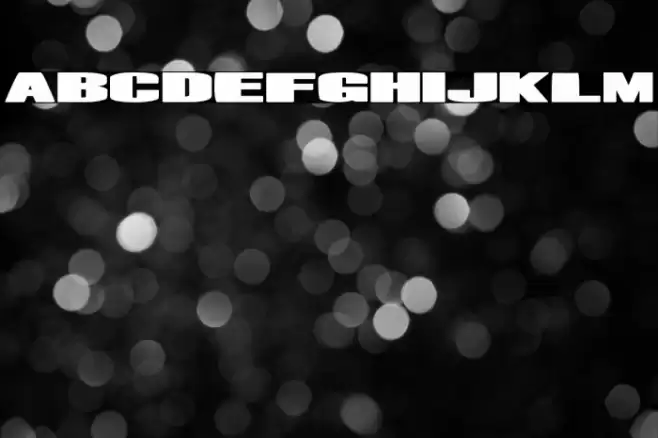 Mr. Machine Font examples