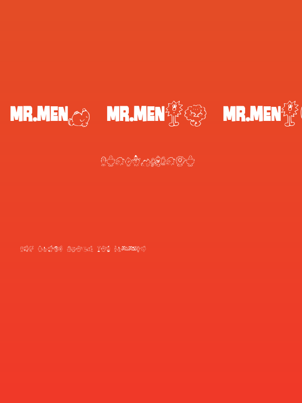 Mr Men Medium Poster