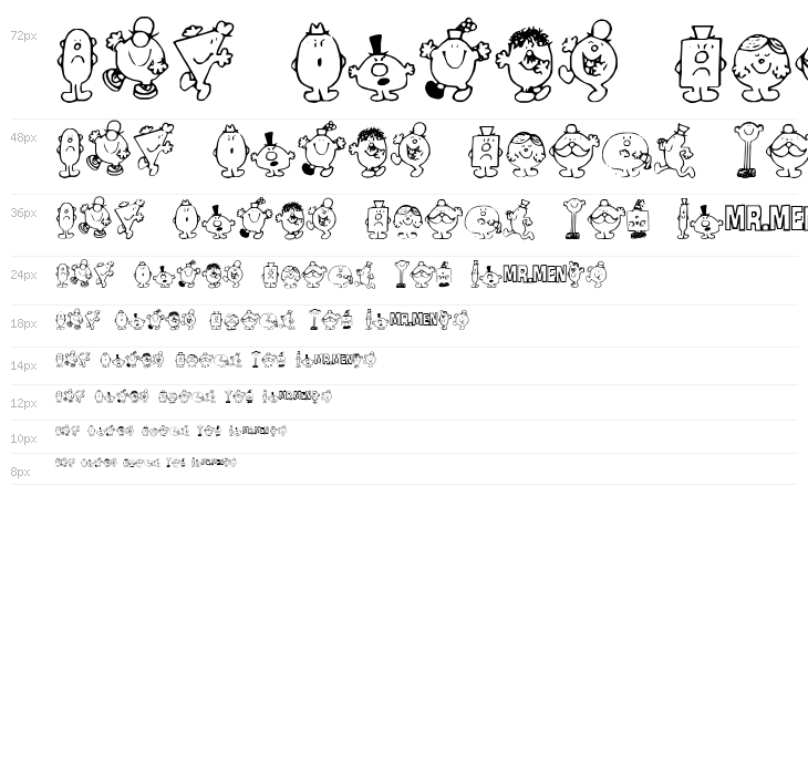 Mr Men Medium Waterfall
