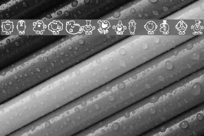 Mr Men Font examples