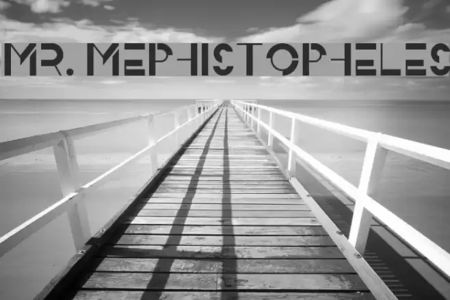 Mr. Mephistopheles Font examples