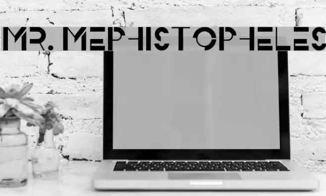 Mr. Mephistopheles Font examples