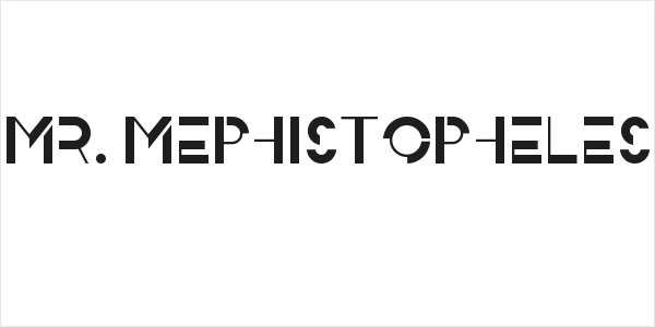 Mr. Mephistopheles Logo