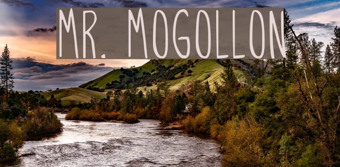 Mr. Mogollon Font examples