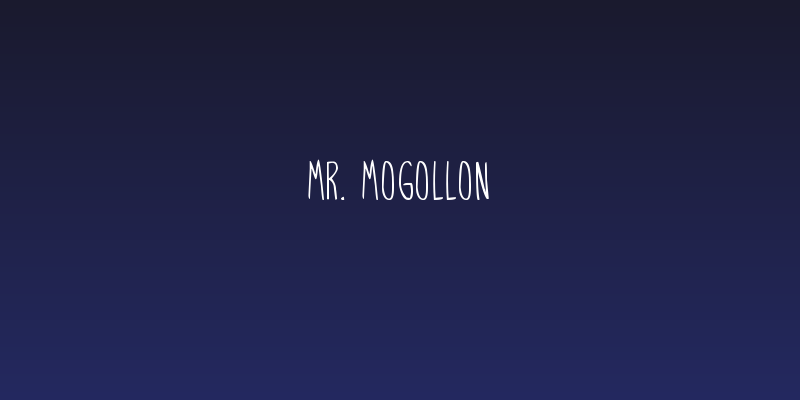 Mr. Mogollon Social Header