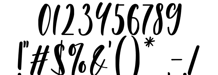 Mr Right Font OTHER CHARS