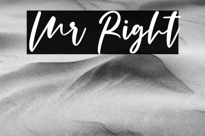 Mr Right Example 1