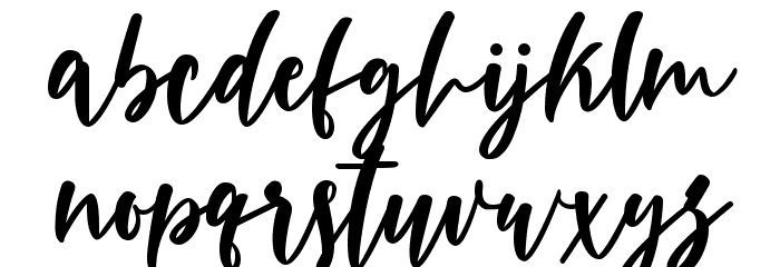 Mr Right Font LOWERCASE