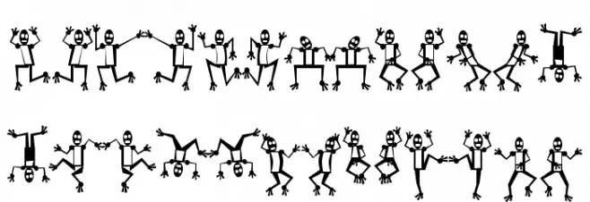 Mr Robo Funk Schriftart Kleinbuchstaben